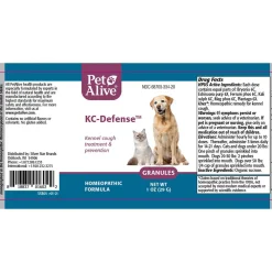 PetAlive KC-Defense Respiratory Homeopathic Remedy for Dogs & Cats
