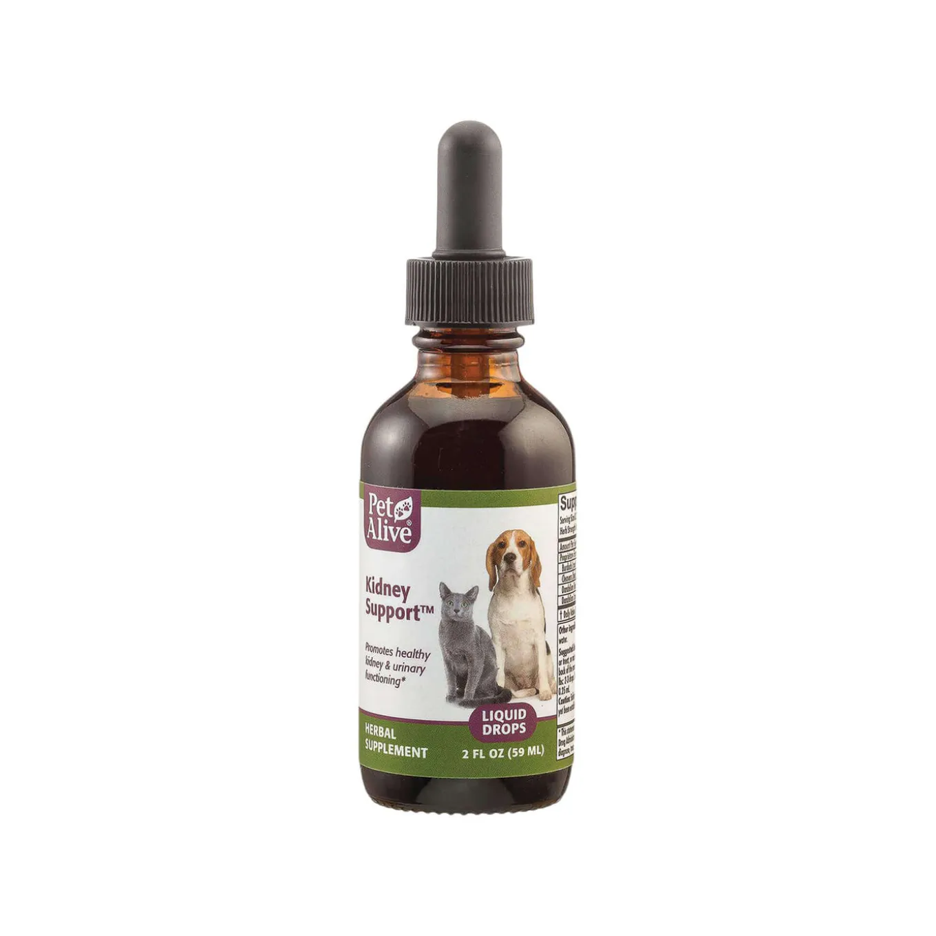PetAlive Kidney Support Herbal Supplement for Dogs & Cats