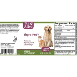 PetAlive Thyro-Pet Herbal Thyroid Supplement for Dogs & Cats