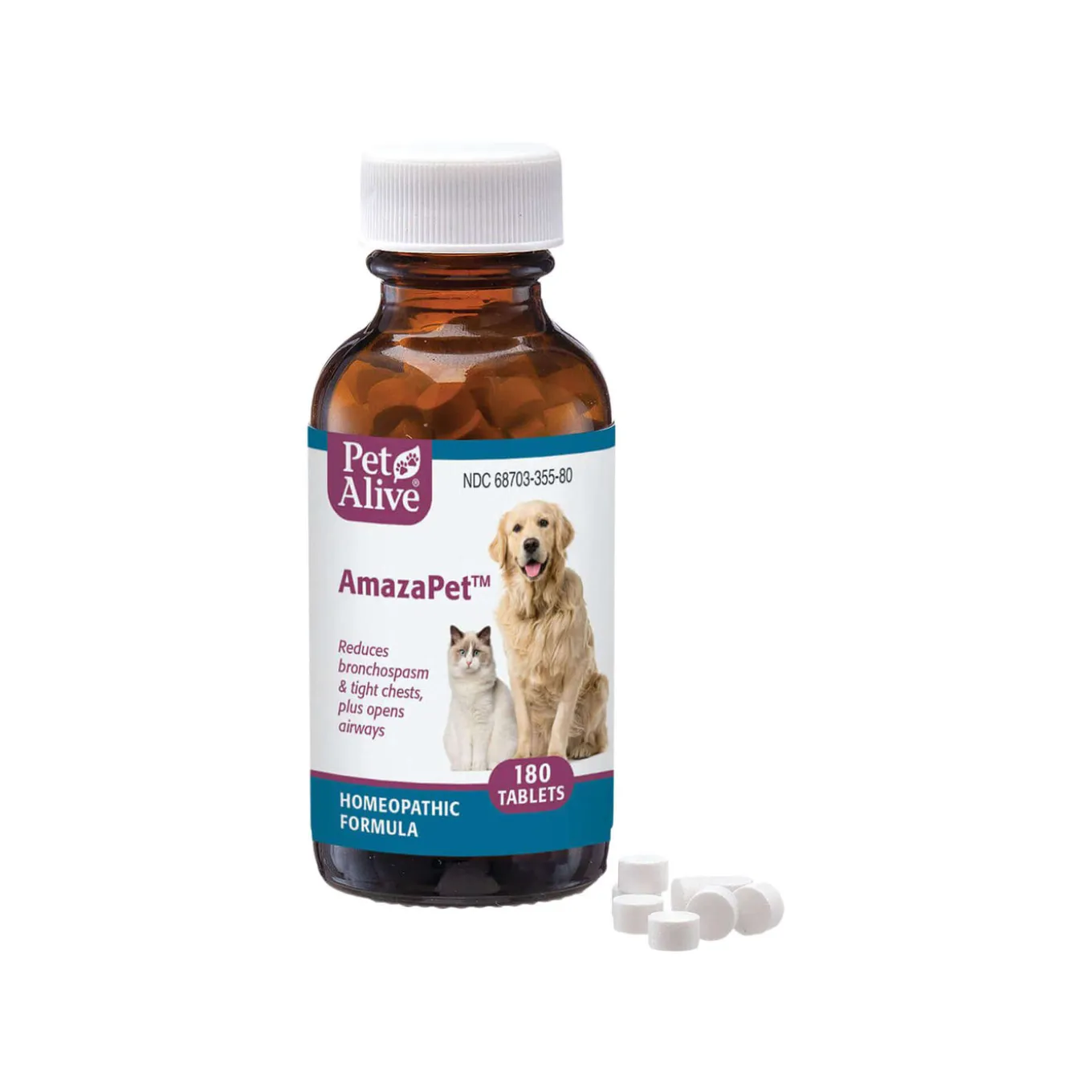 PetAlive AmazaPet Respiratory Homeopathic Remedy for Dogs & Cats