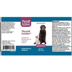 PetAlive Thyroid Soothe Homeopathic Remedy for Dogs & Cats