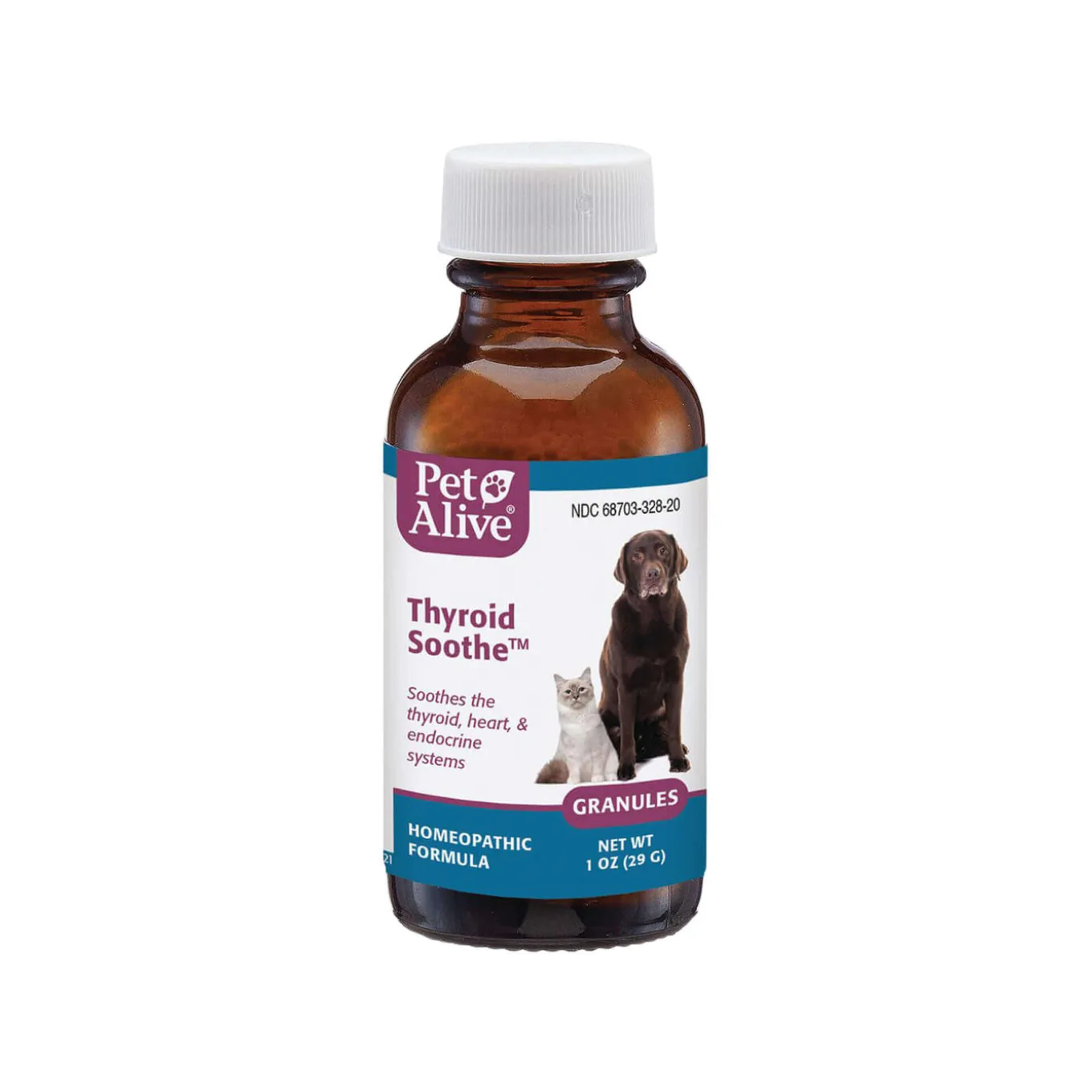 PetAlive Thyroid Soothe Homeopathic Remedy for Dogs & Cats
