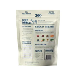 360 Pet Nutrition Freeze Dried Raw Complete Meal for Dogs