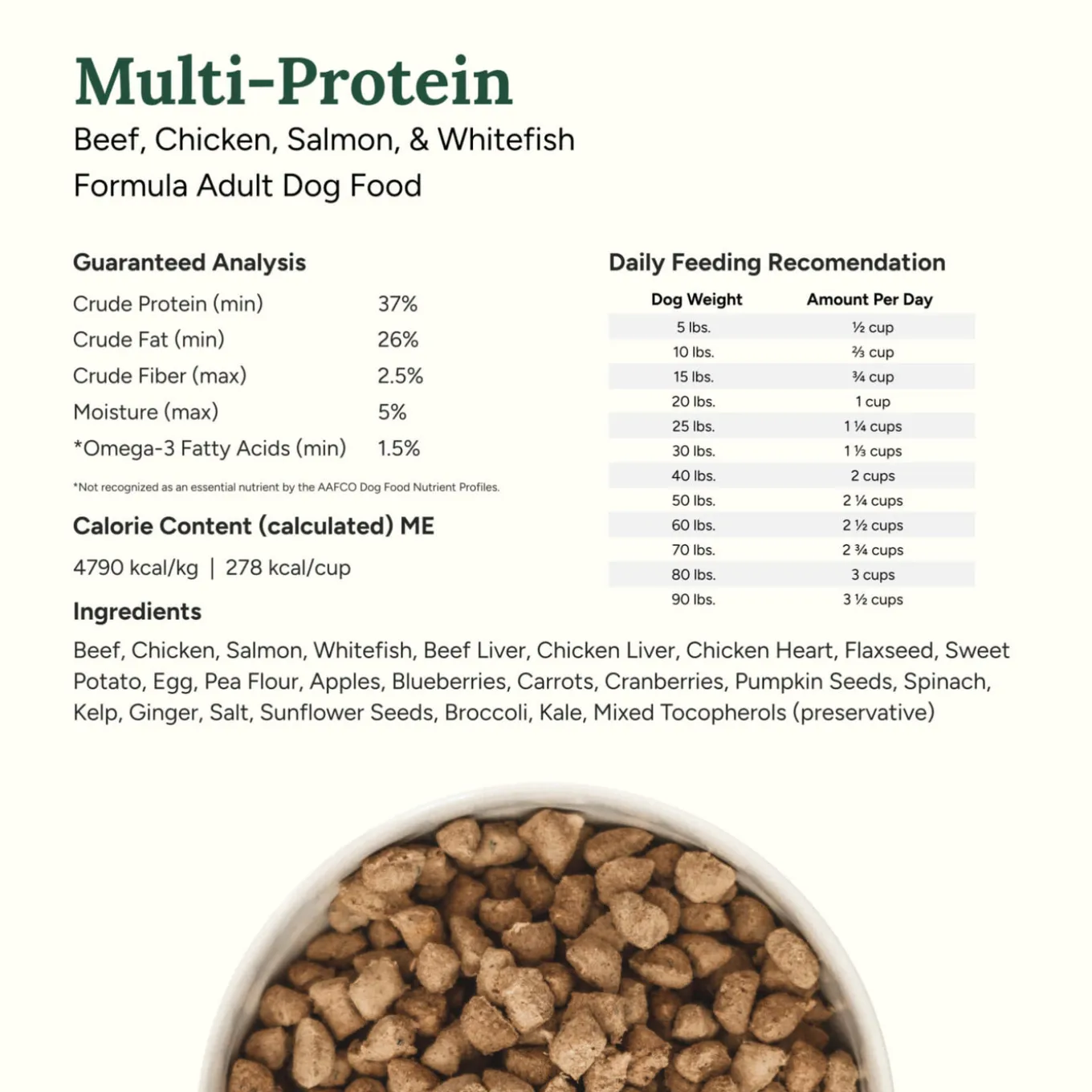 360 Pet Nutrition Freeze Dried Raw Complete Meal for Dogs