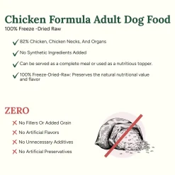 360 Pet Nutrition Freeze Dried Raw Complete Meal for Dogs
