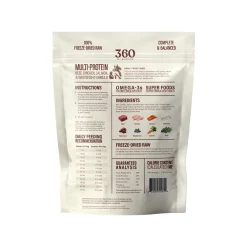 360 Pet Nutrition Freeze Dried Raw Complete Meal for Dogs