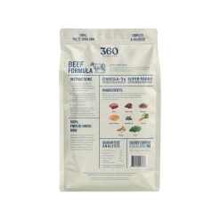 360 Pet Nutrition Freeze Dried Raw Complete Meal for Dogs