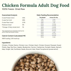 360 Pet Nutrition Freeze Dried Raw Complete Meal for Dogs
