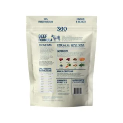 360 Pet Nutrition Freeze Dried Raw Complete Meal for Dogs