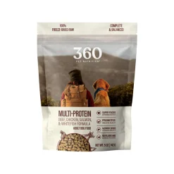360 Pet Nutrition Freeze Dried Raw Complete Meal for Dogs