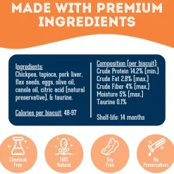 Pet Treatery Grain-Free Biscuits Natural Dog Treats
