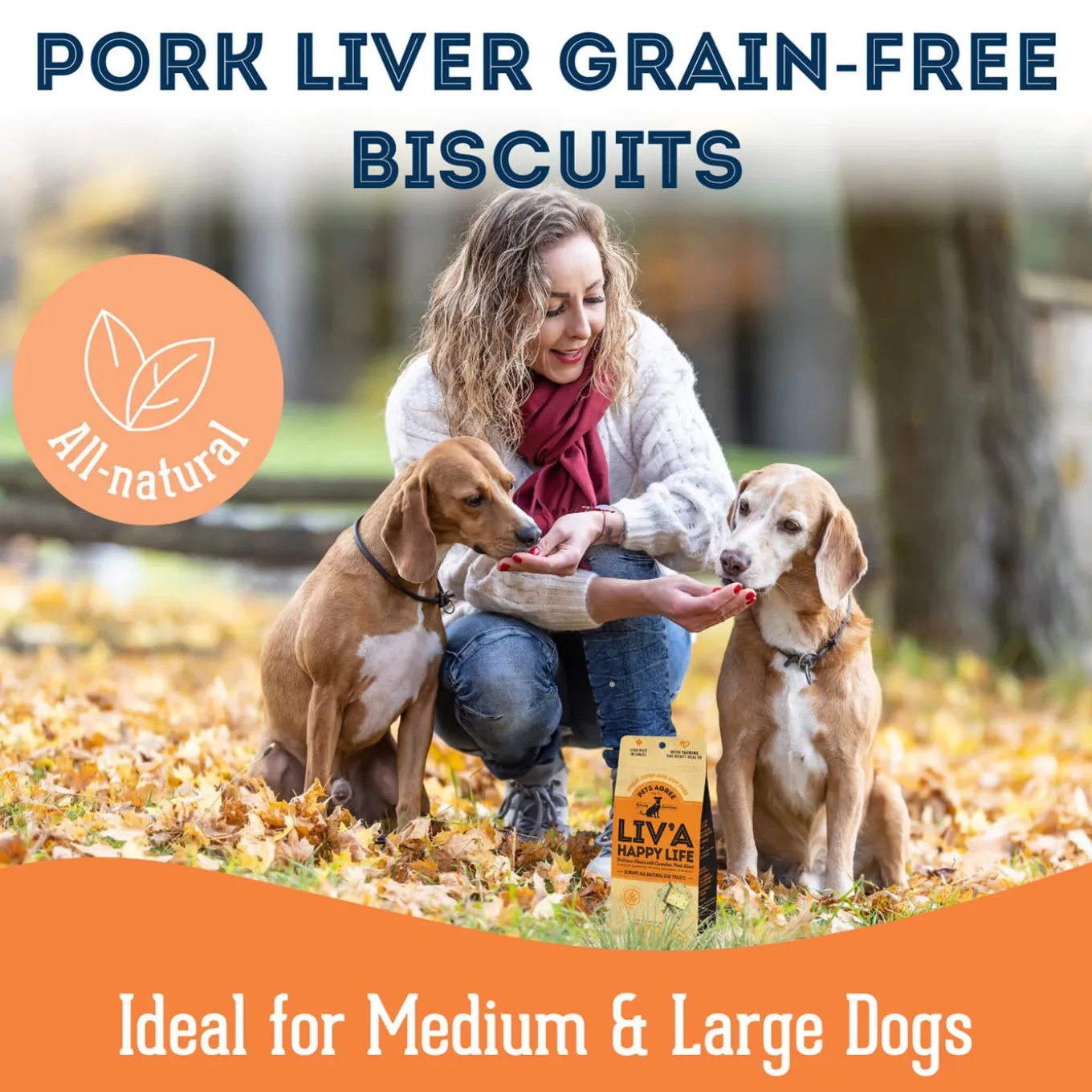 Pet Treatery Grain-Free Biscuits Natural Dog Treats