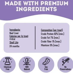 Pet Treatery Premium Freeze Dried Dog Treats
