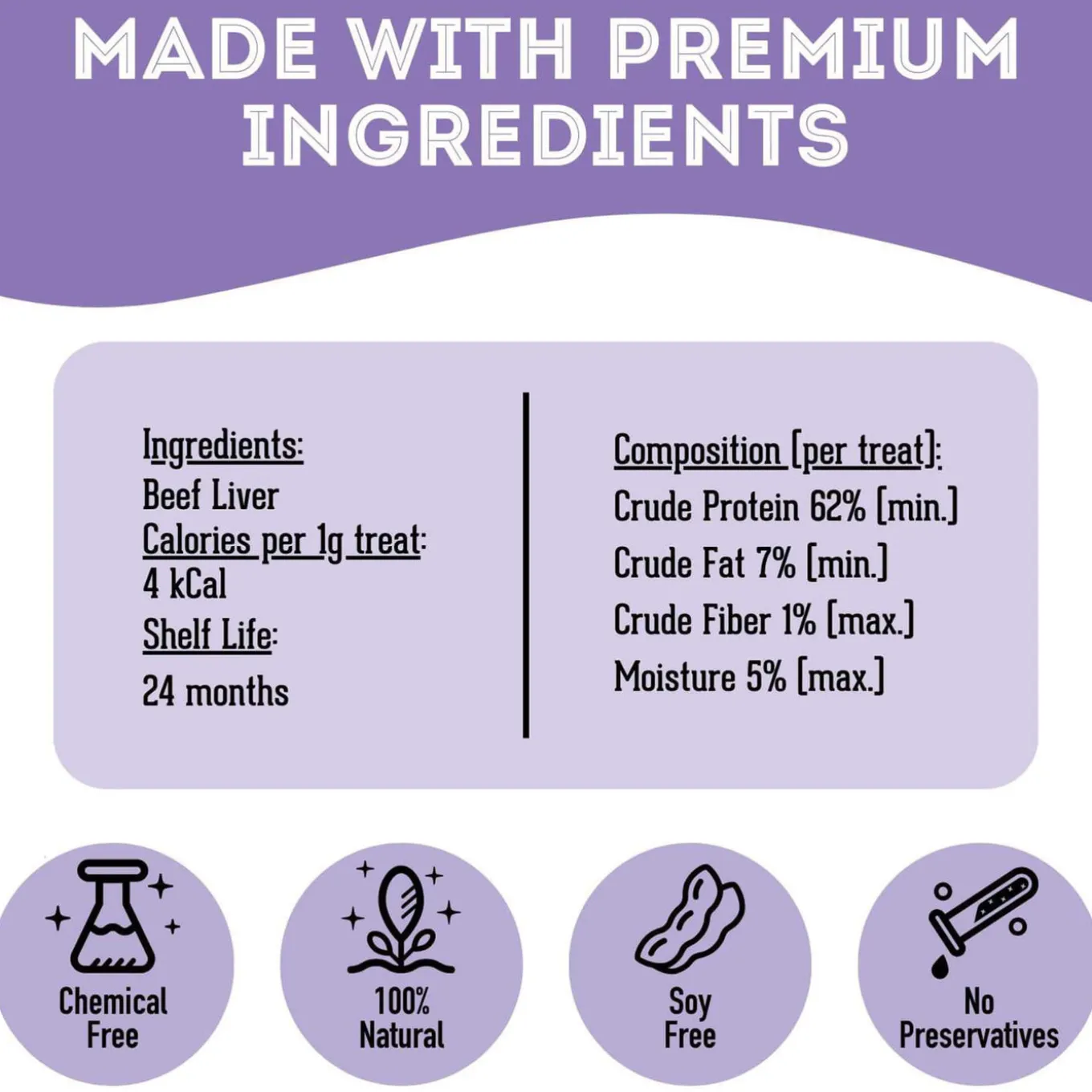 Pet Treatery Premium Freeze Dried Dog Treats