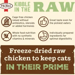 Primal Feline Kibble in the Raw Freeze-Dried Cat Food