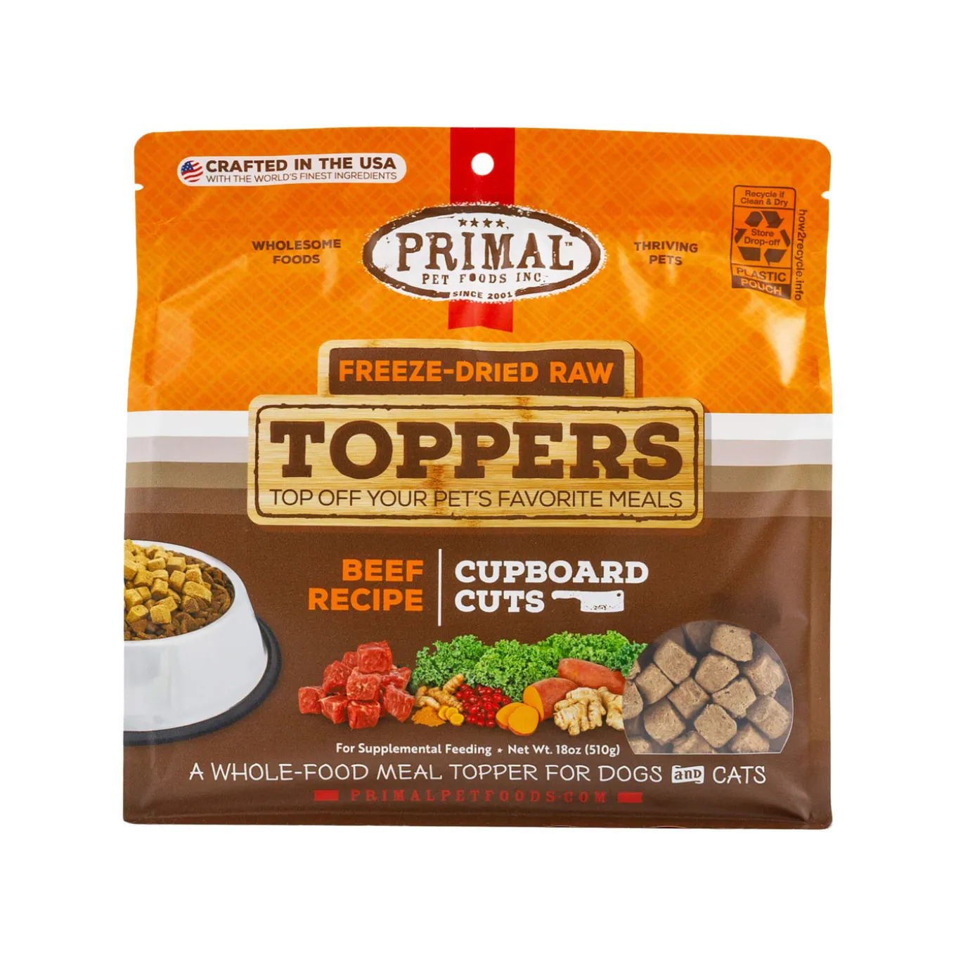 Primal Pet Foods Cupboard Cuts Freeze Dried Cat & Dog Food Topper
