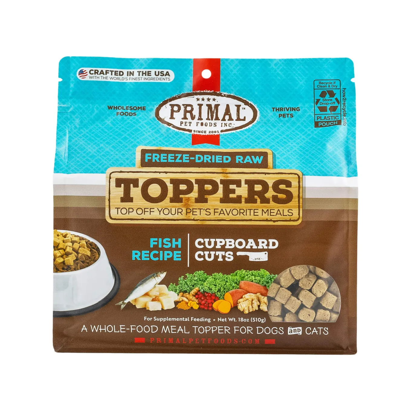 Primal Pet Foods Cupboard Cuts Freeze Dried Cat & Dog Food Topper