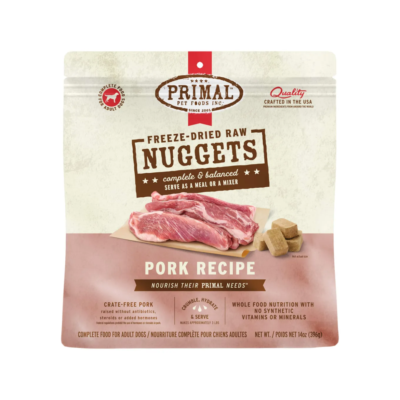 Primal Pet Foods Freeze-Dried Nuggets Dog Food