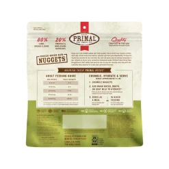 Primal Pet Foods Freeze-Dried Nuggets Dog Food