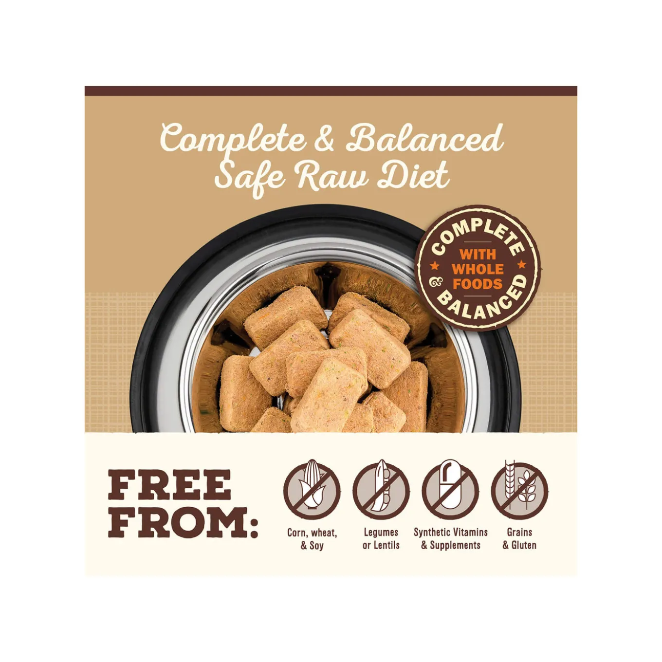 Primal Pet Foods Freeze-Dried Nuggets Dog Food
