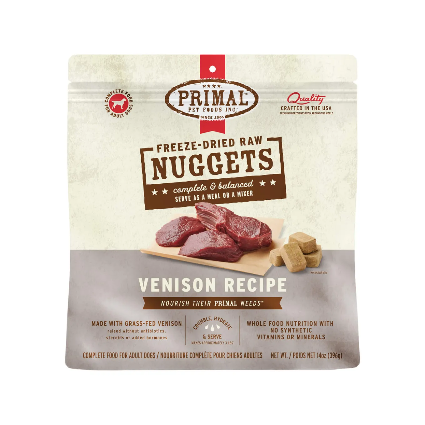 Primal Pet Foods Freeze-Dried Nuggets Dog Food