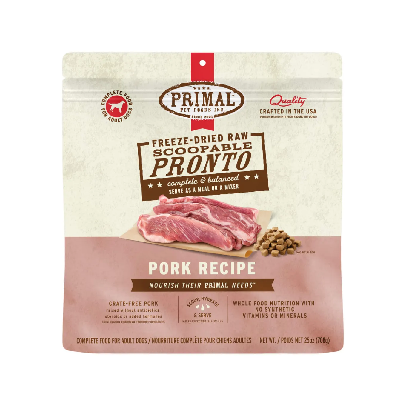 Primal Pet Foods Pronto Freeze-Dried Raw Dog Food