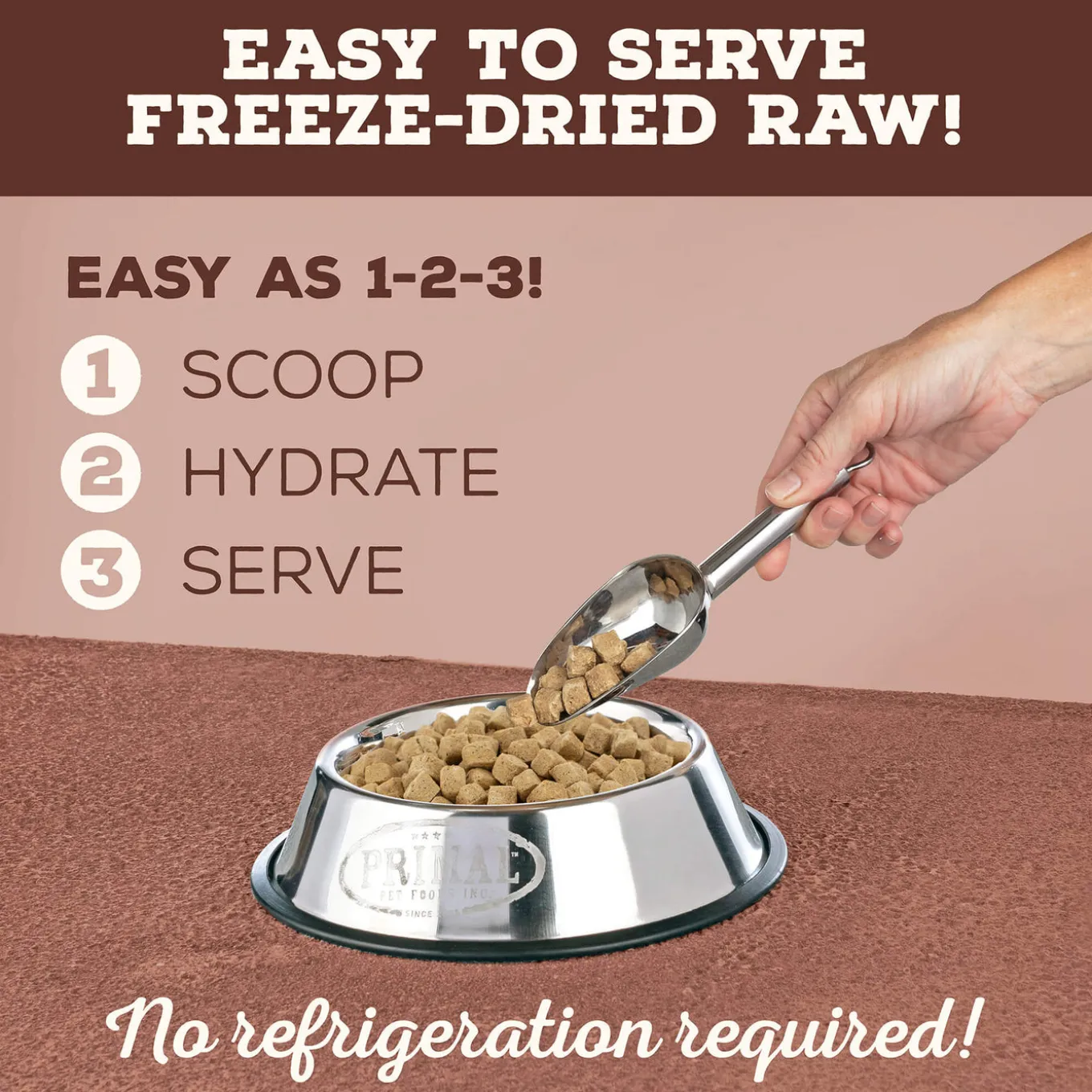 Primal Pet Foods Pronto Freeze-Dried Raw Dog Food
