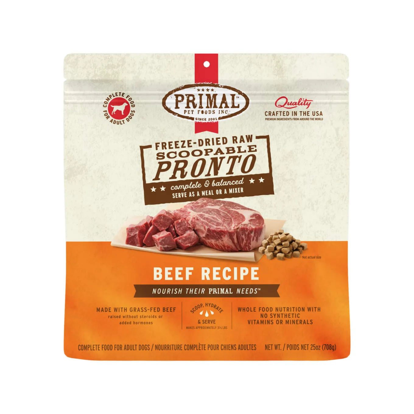 Primal Pet Foods Pronto Freeze-Dried Raw Dog Food