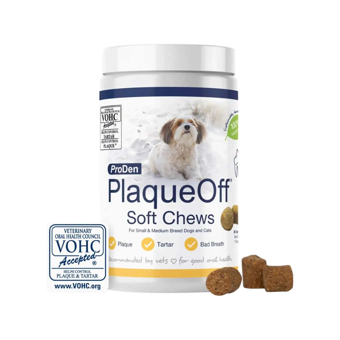 ProDen PlaqueOff Soft Chew Dental Treats for Dogs
