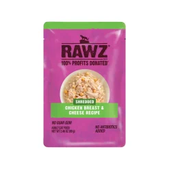 RAWZ Shredded Grain Free Wet Cat Food Pouches