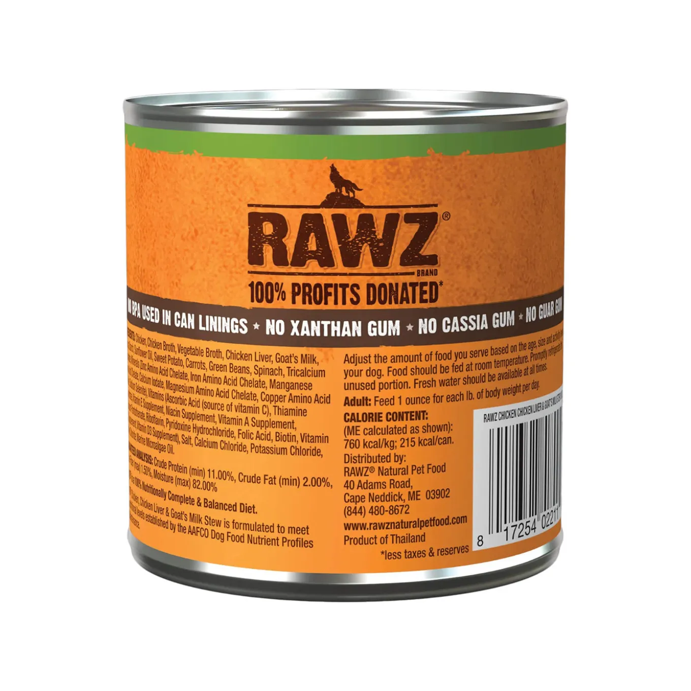 RAWZ Goat's Milk Stew Wet Dog Food