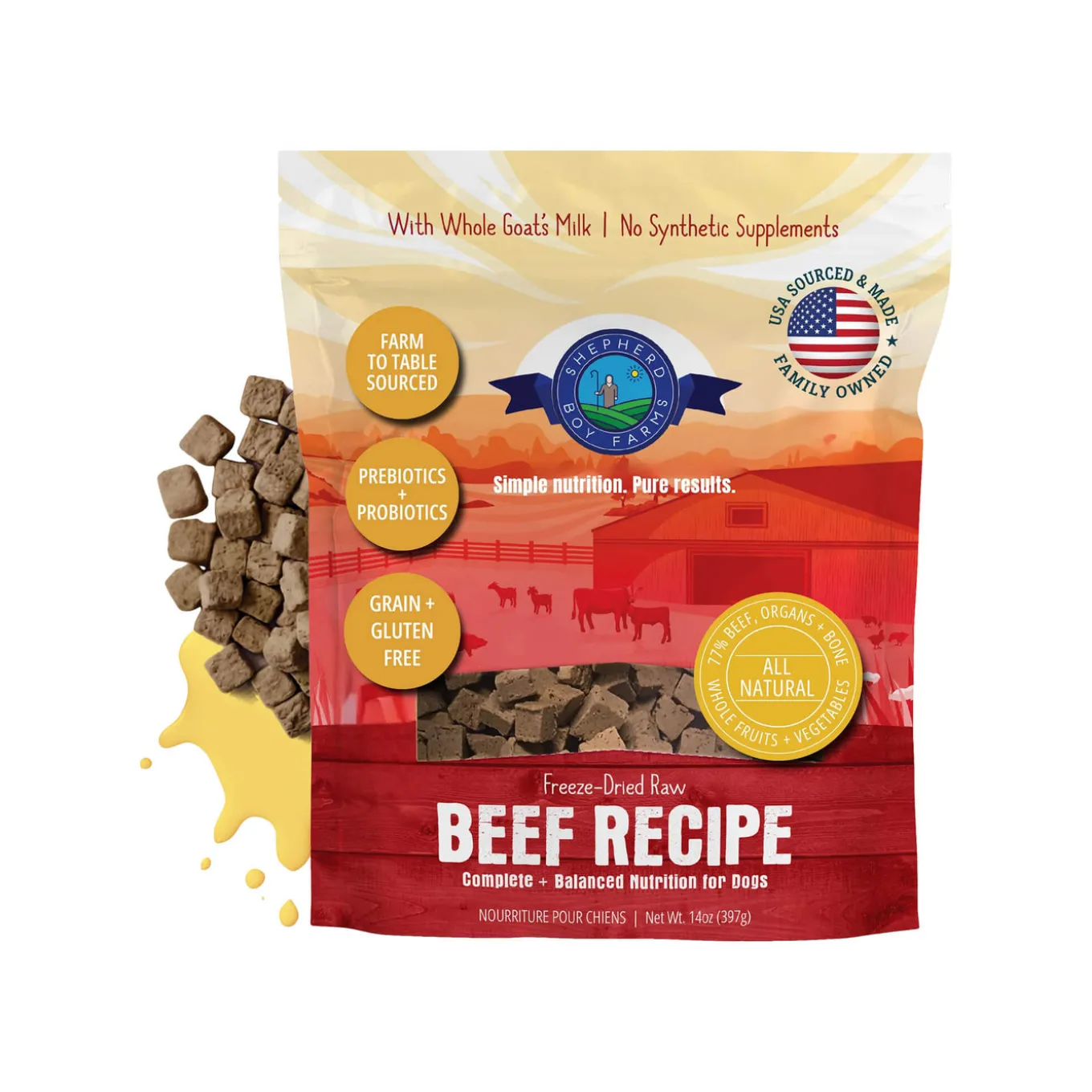 Shepherd Boy Farms Freeze Dried Dog Food