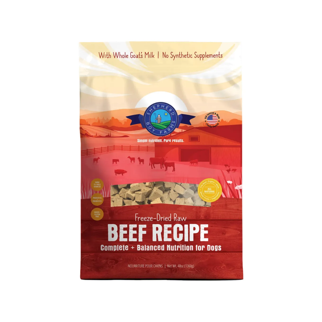 Shepherd Boy Farms Freeze Dried Dog Food