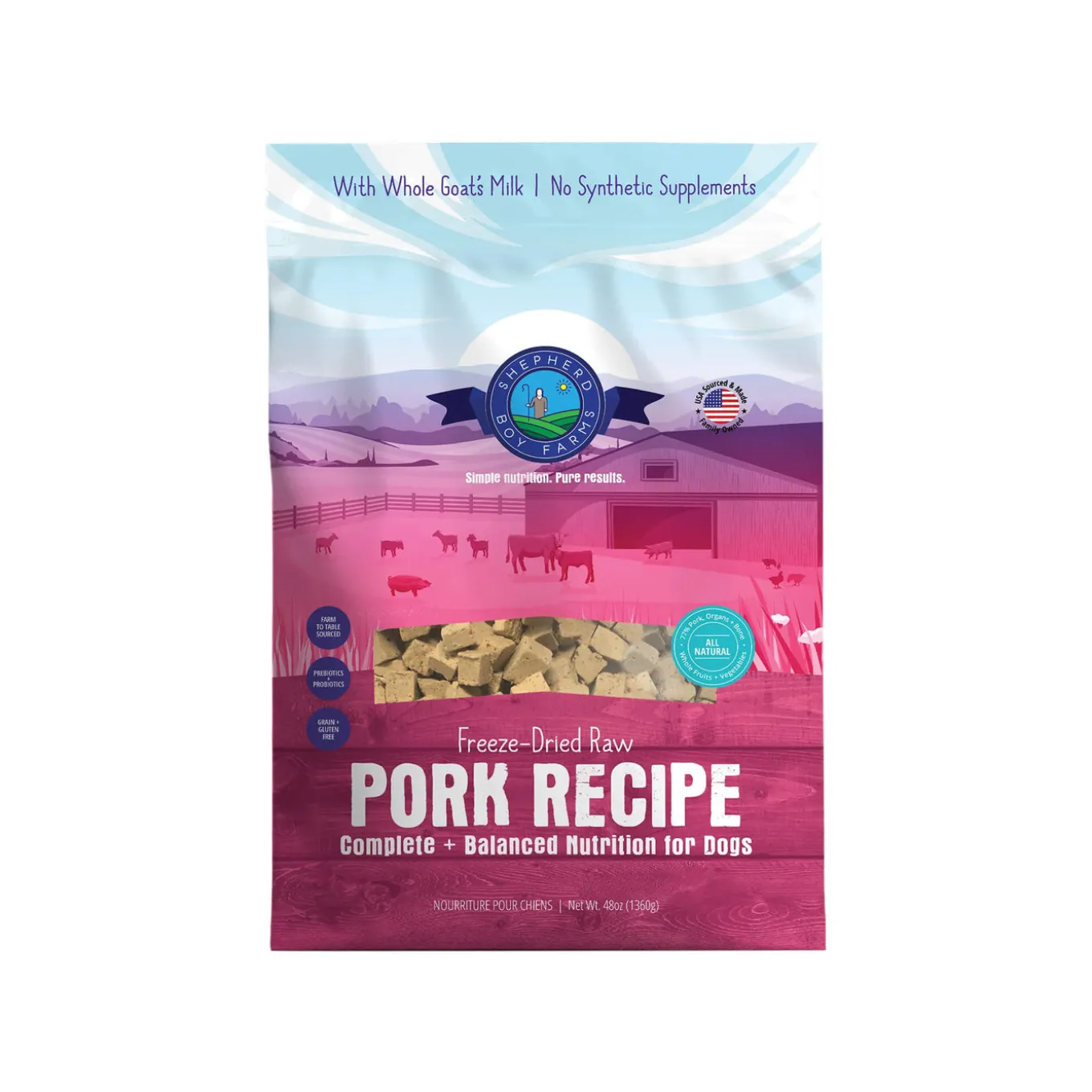 Shepherd Boy Farms Freeze Dried Dog Food