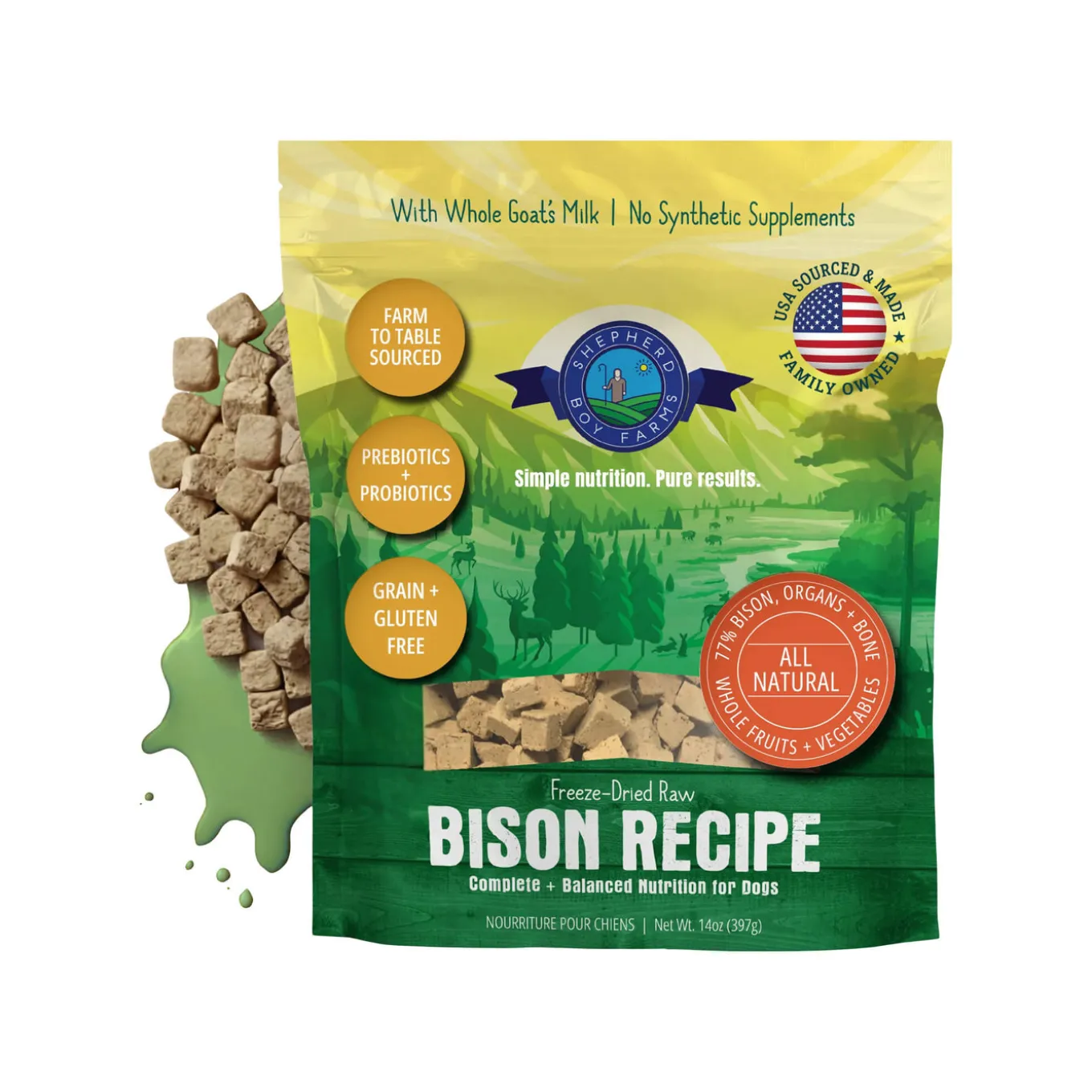 Shepherd Boy Farms Freeze Dried Dog Food