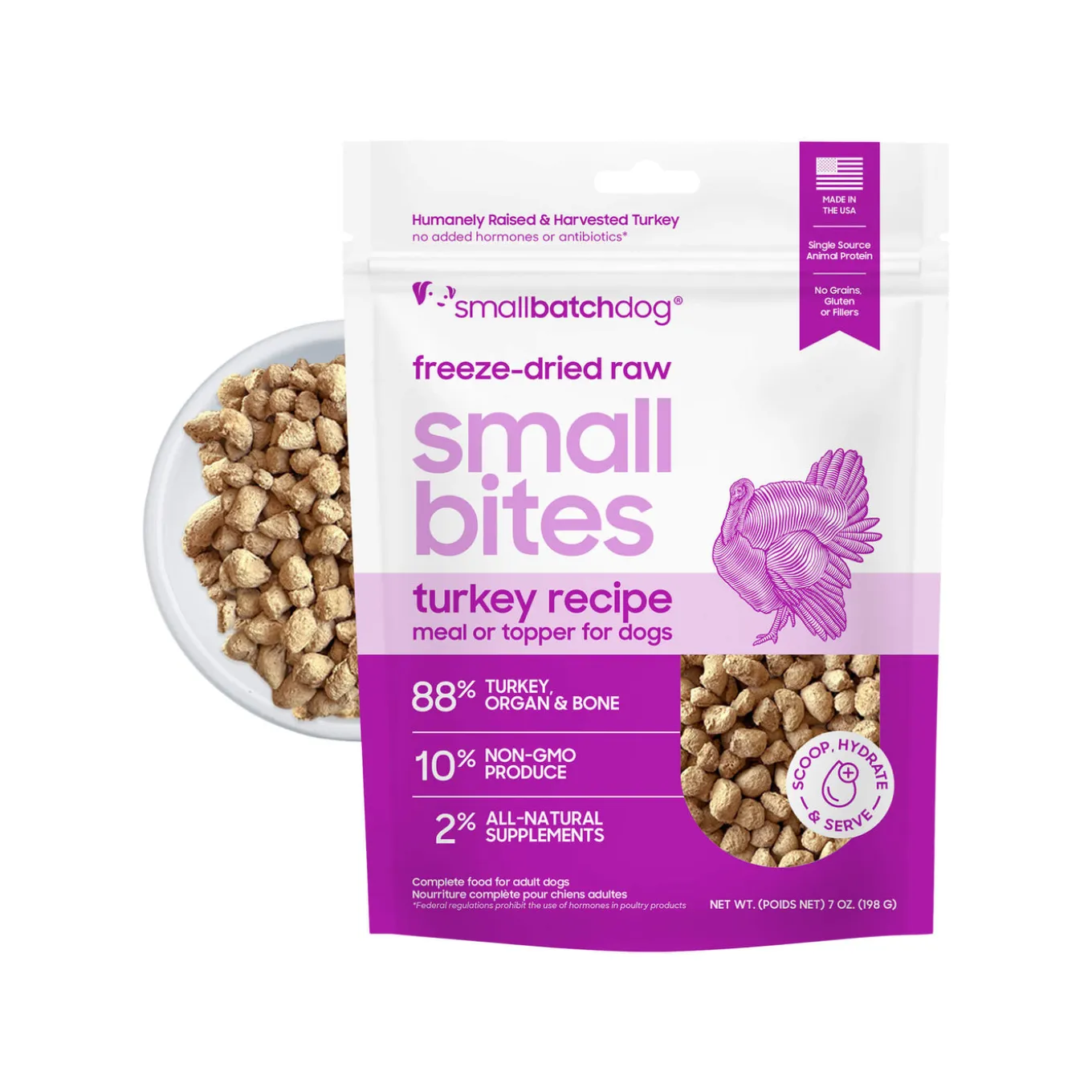 SmallBatch Small Bites Freeze Dried Dog Food
