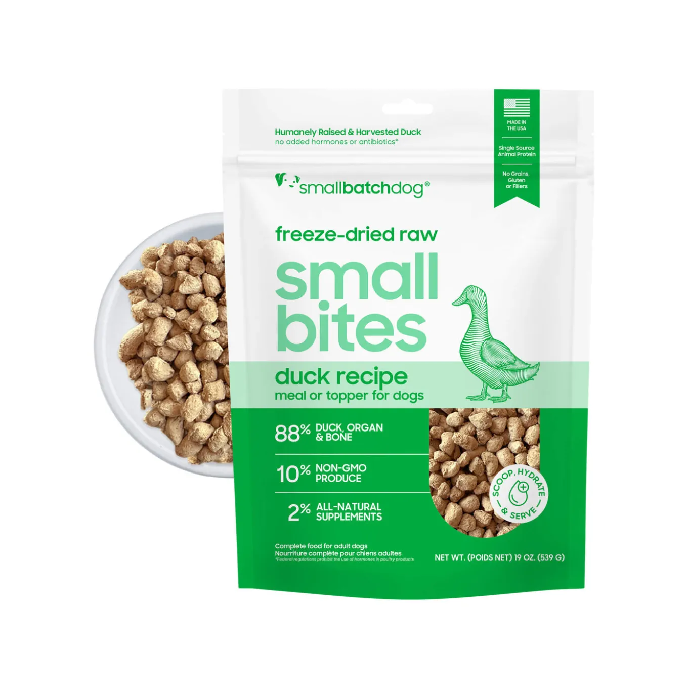 SmallBatch Small Bites Freeze Dried Dog Food