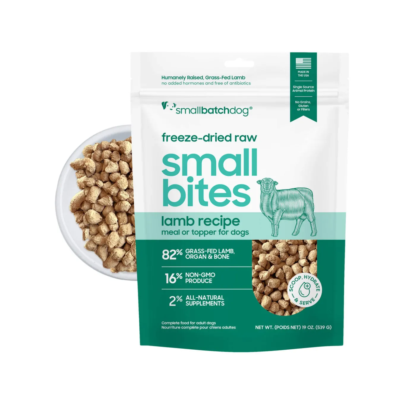 SmallBatch Small Bites Freeze Dried Dog Food