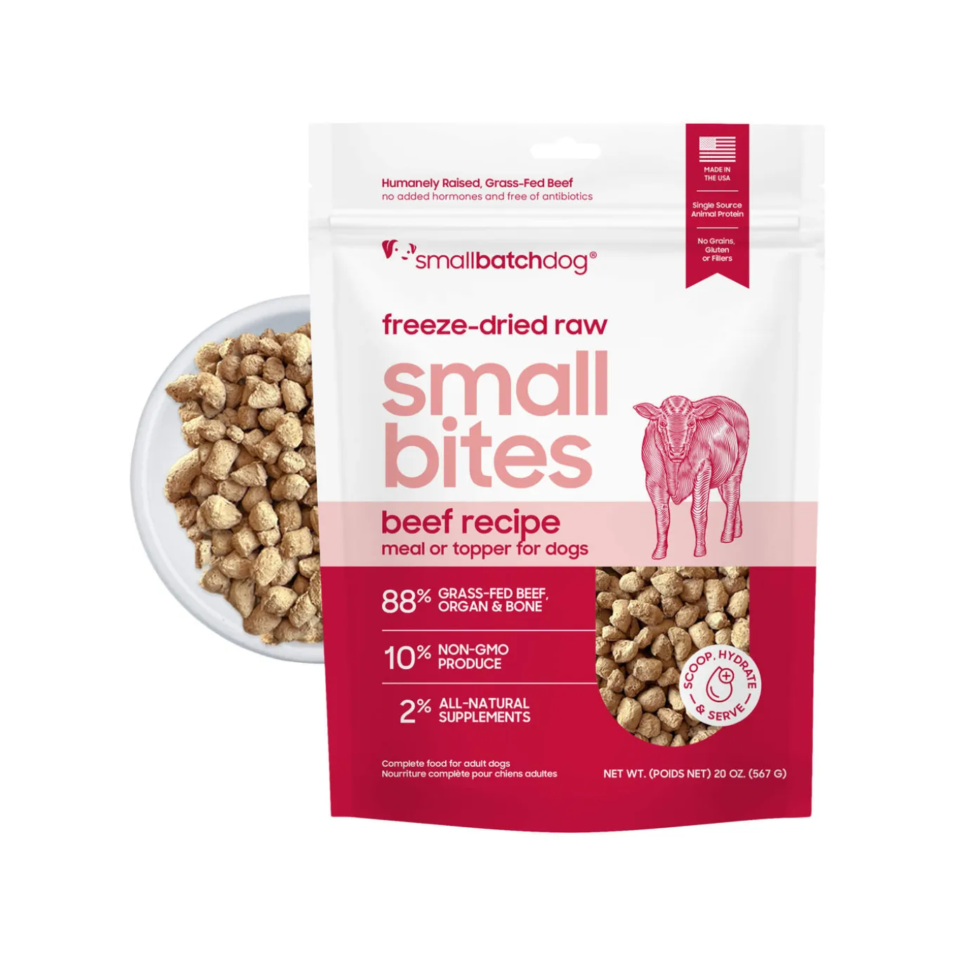 SmallBatch Small Bites Freeze Dried Dog Food