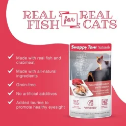 Snappy Tom Naturals Grain Free Wet Cat Food Stew Pouches