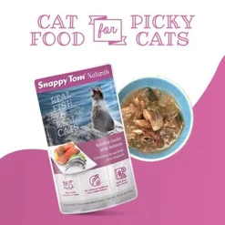 Snappy Tom Naturals Grain Free Wet Cat Food Stew Pouches