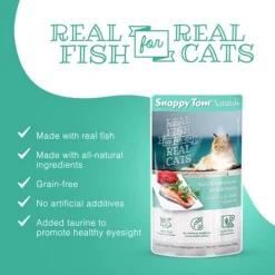 Snappy Tom Naturals Grain Free Wet Cat Food Stew Pouches
