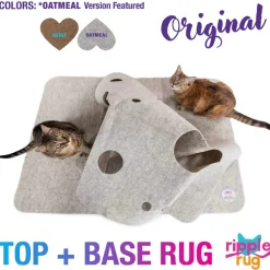 SnugglyCat Ripple Rug Interactive Dual Layer Play Mat for Cats