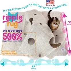 SnugglyCat Ripple Rug Interactive Dual Layer Play Mat for Cats