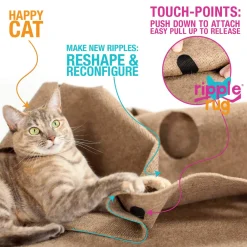 SnugglyCat Ripple Rug Interactive Dual Layer Play Mat for Cats