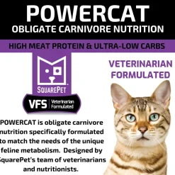 Square Pet VFS Powercat Obligate Carnivore Nutrition Dry Cat Food