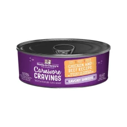 Stella & Chewy's Carnivore Cravings Savory Shreds Chicken & Beef Wet Cat Food
