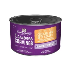 Stella & Chewy's Carnivore Cravings Savory Shreds Chicken & Beef Wet Cat Food
