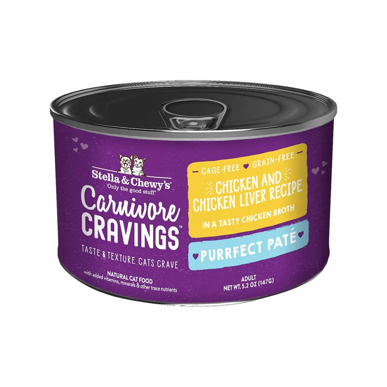 Stella & Chewy's Carnivore Cravings Purrfect Pate Chicken & Chicken Liver Wet Cat Food