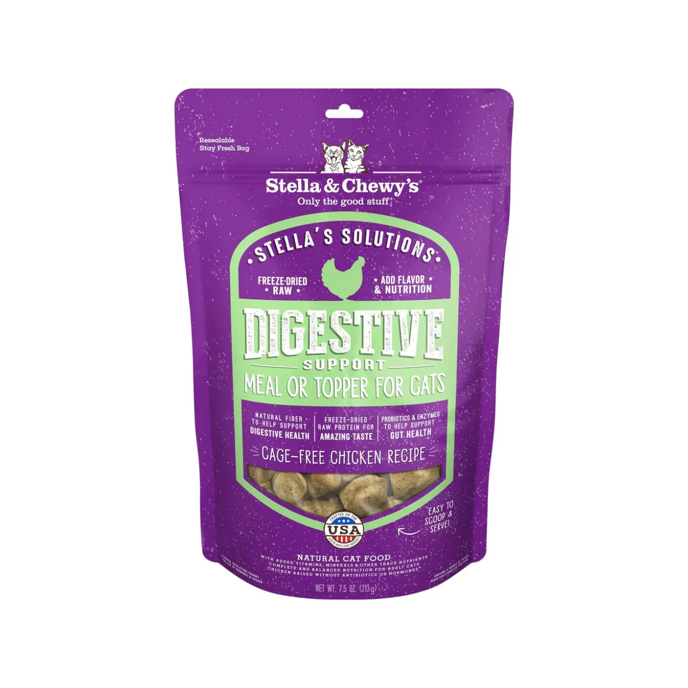Stella & Chewy's Stella's Solutions Digestive Support Freeze Dried Cat Food